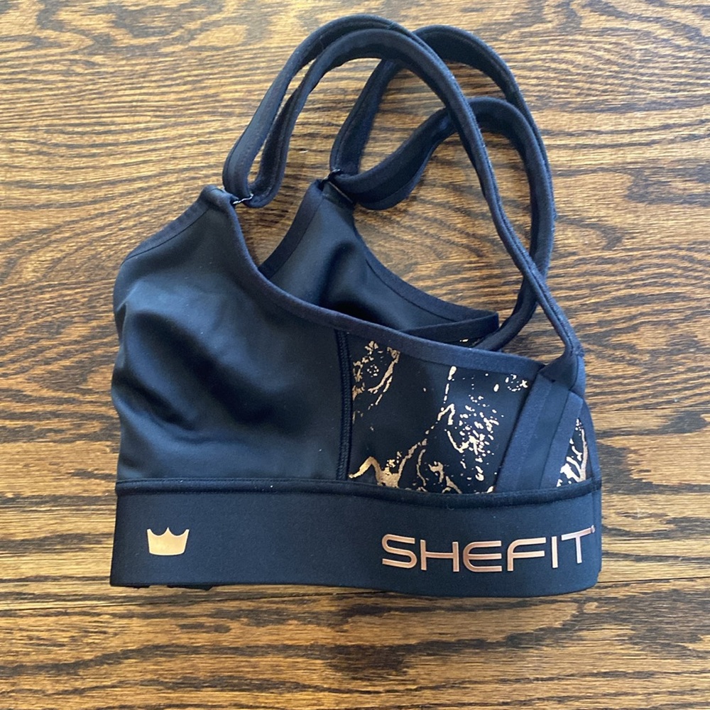 SheFit The Flex Sportsbra - Black - Size Small - Picture 2 of 3